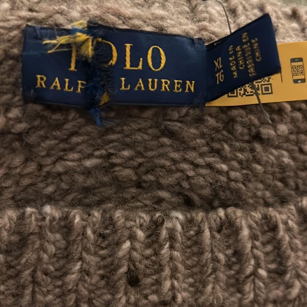 Polo Ralph Lauren - Women’s Wave Lambswool/Cashmere Blend Sweater -Size XL - Picture 4 of 7